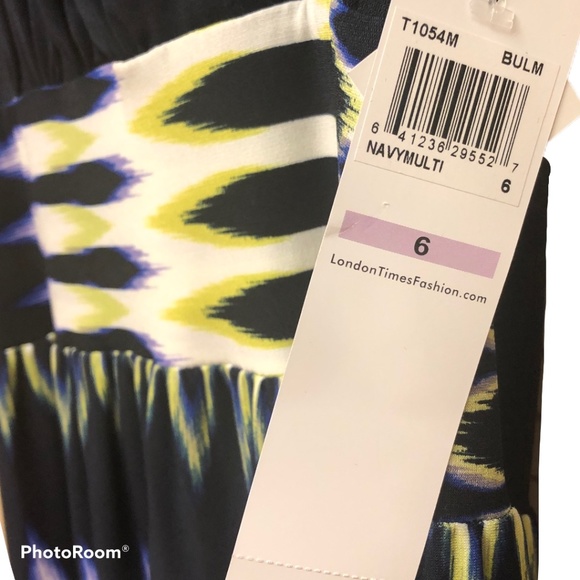 London Times Maxi Dress Size 6 *Brand NEW* - Picture 4 of 11